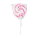 Pink Swirl Lollipops 50g - 10 Pack