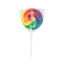 Rainbow Swirl Lollipops 50g - 10 Pack