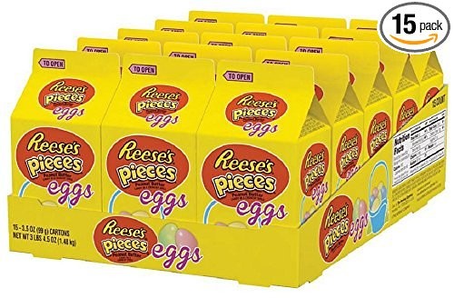 Reese's Pieces Easter Peanut Butter Pastel Eggs