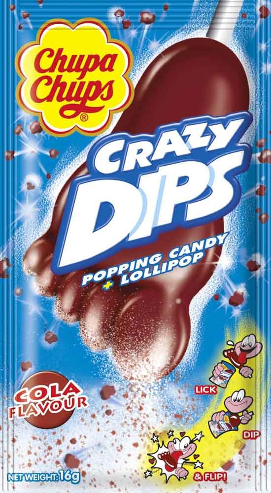 Chupa Chups Crazy Dips Strawberry & Cola 24 Pack