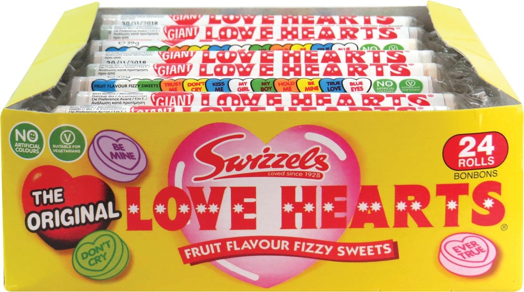 Swizzels Matlow Love Hearts 39g