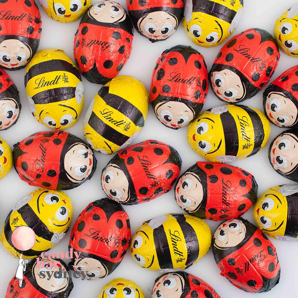 Lindt Chocolate Bugs & Bees 10g Bulk (200g Pouch)