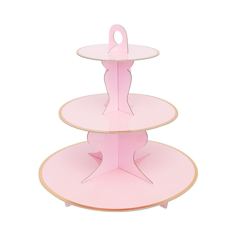 Pink Solid Cake Stand ECO