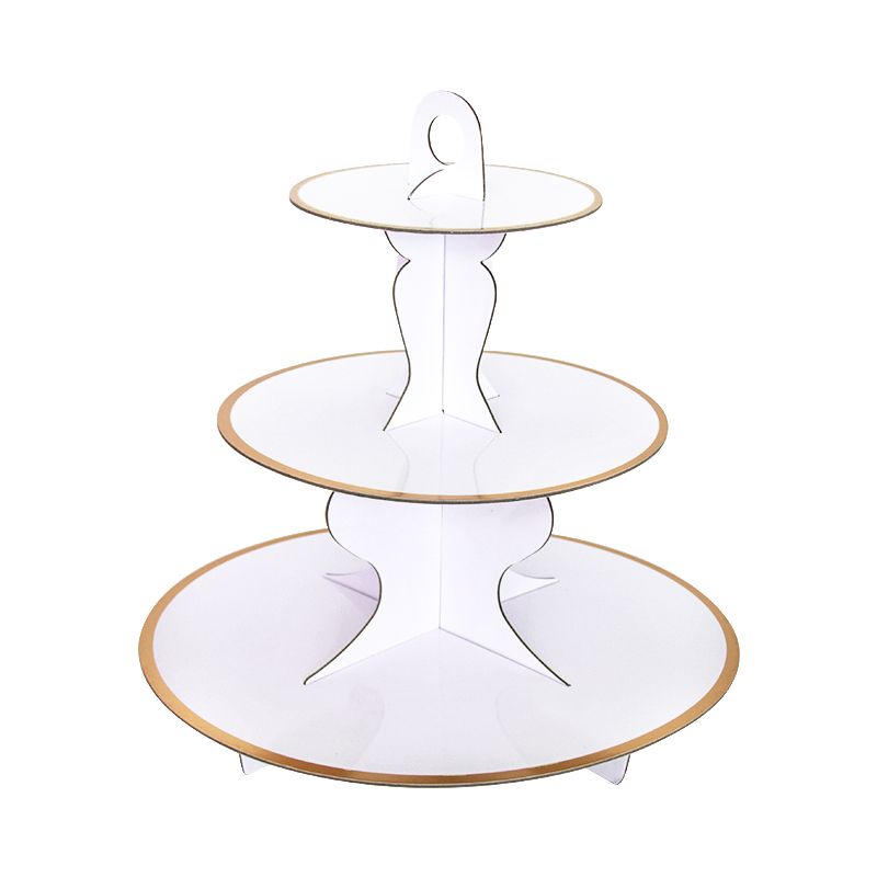 White  Solid Cake Stand ECO