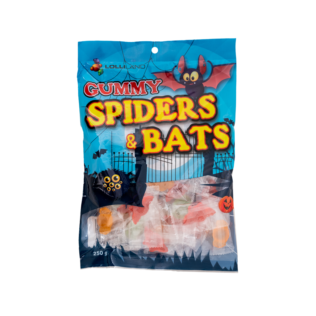[CB70767] Gummi Bats & Spiders 250g (1 Unit)