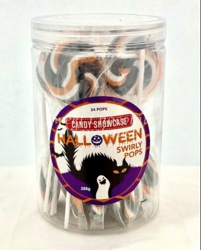 [CB70779] Halloween Swirly Pops 24pk 288g (1 Unit)