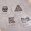 Set of 4 Fathers Day Coasters
