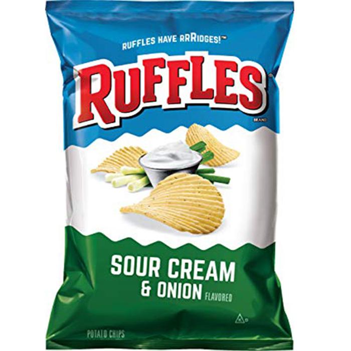 Ruffles Sour Cream & Onion 184.2g (1 Unit)