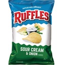 Ruffles Sour Cream &amp; Onion 184.2g (1 Unit)