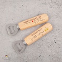 Personalised Wooden Bottle Opener (Happy Father's Day)