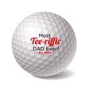 Personalised Golf Balls 3 Pack "Most Tee-riffic" (Daddy, RBZ Golf Balls)
