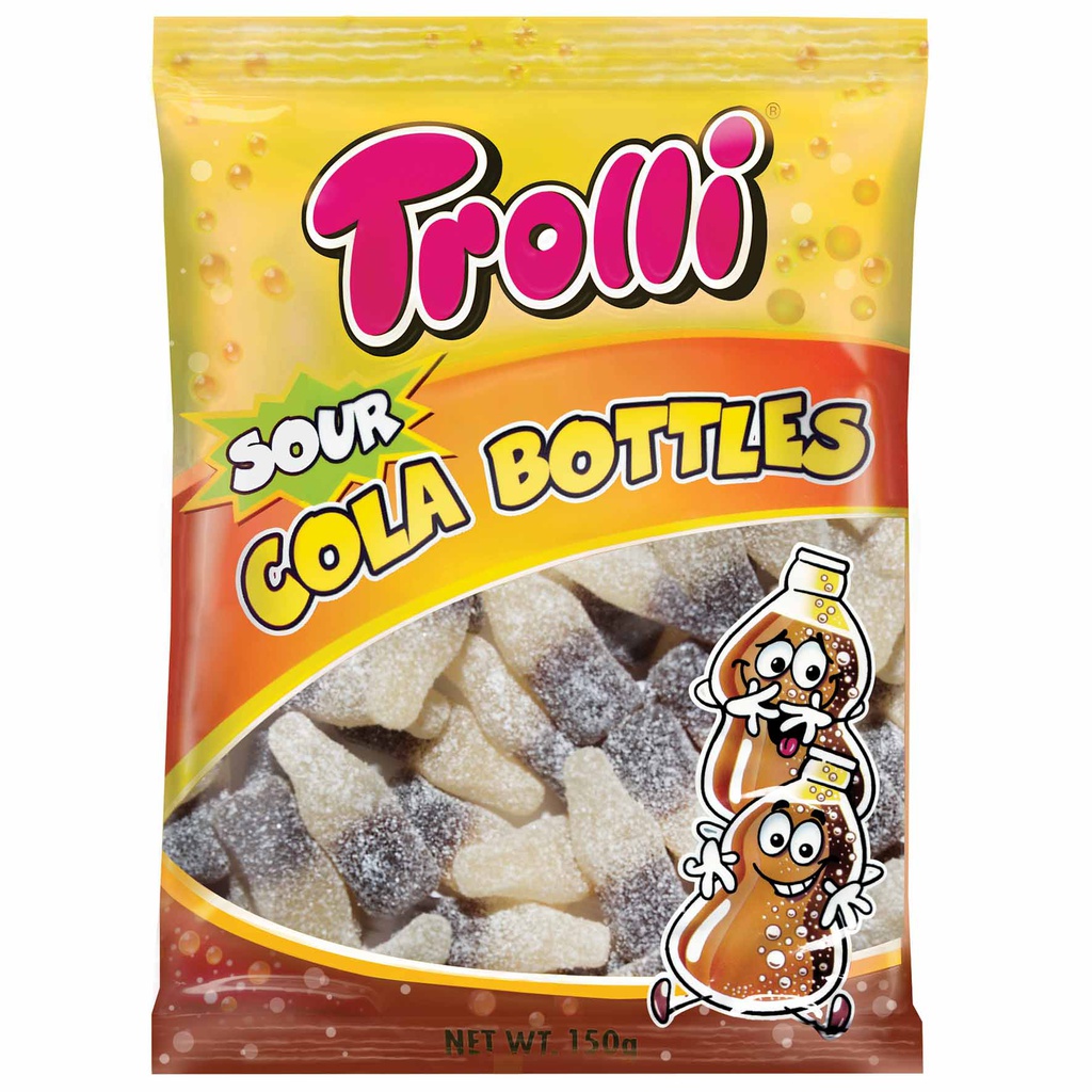 Trolli Sour Cola Bottles 150g x 10