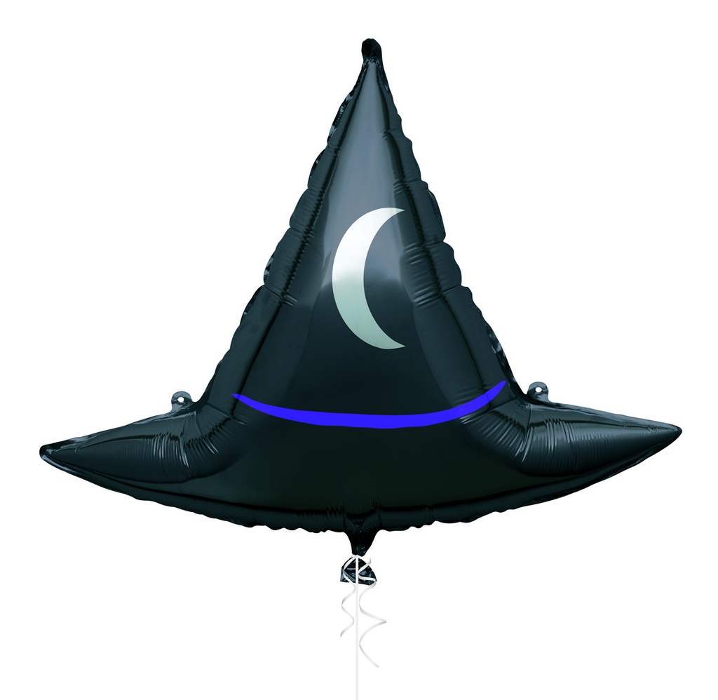 Witch Hat Halloween Supershape Foil Balloon 63.5cm