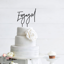 Engaged Cake Topper - Style 4