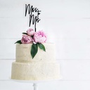 Miss to Mrs Wedding Cake Topper
