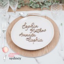 Classic Style Custom Wedding Place Card Names  (Font 2)