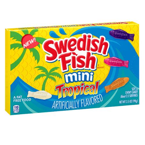 Swedish Fish Mini Tropical Theatre Box 99g (1 Unit)
