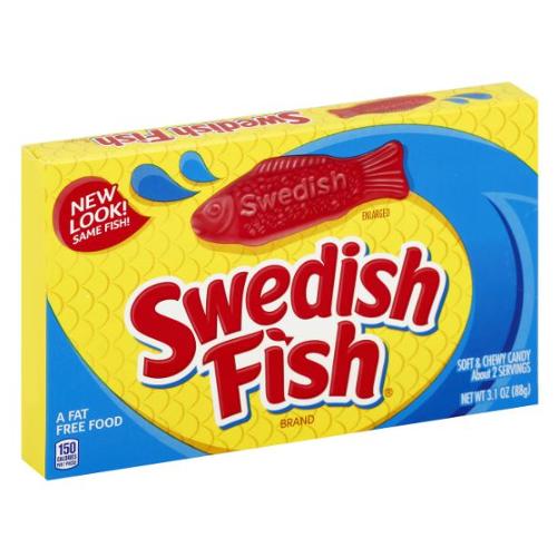 Swedish Fish Red Theatre Box 12x88g