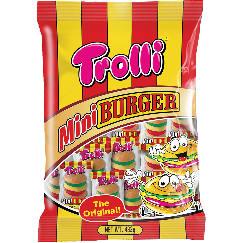 Trolli Mini Burger 432g (1 Unit)