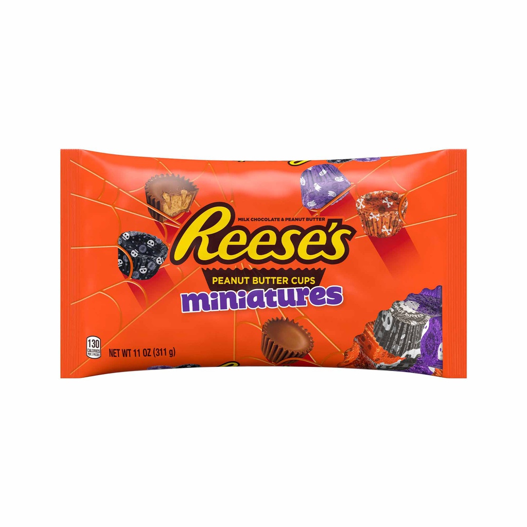 Halloween Reeses Peanut Butter Cups Miniatures 311g (1 Pack)