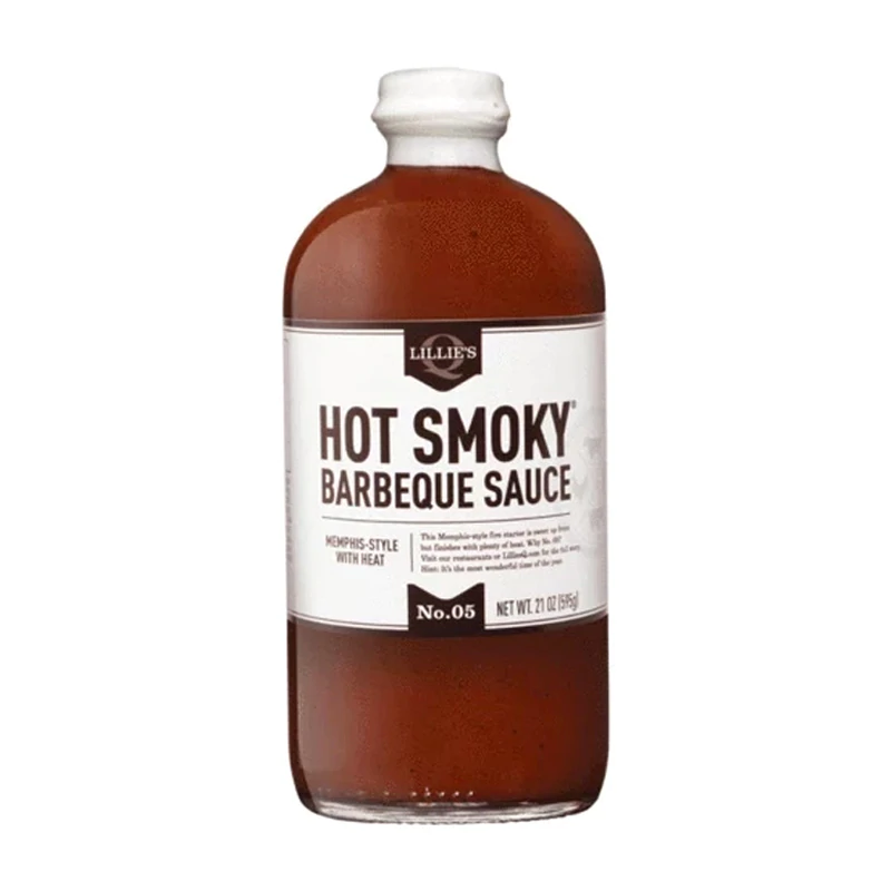 Lillie's Q Hot Smoky Barbeque Sauce 595g