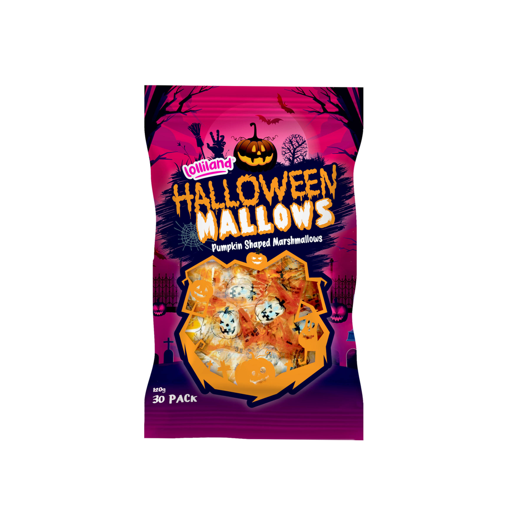 Pumpkin Marshmallows 30pk 90g (1 Unit)