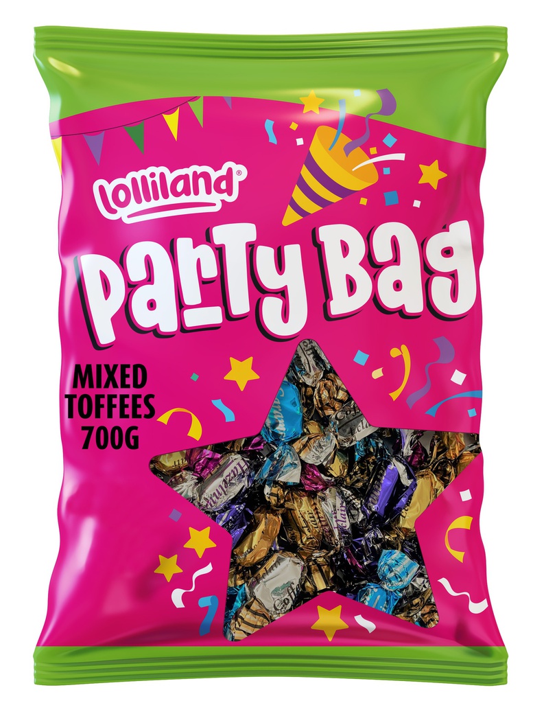 Party Bag Mixed Toffees 700g (1 Bag)