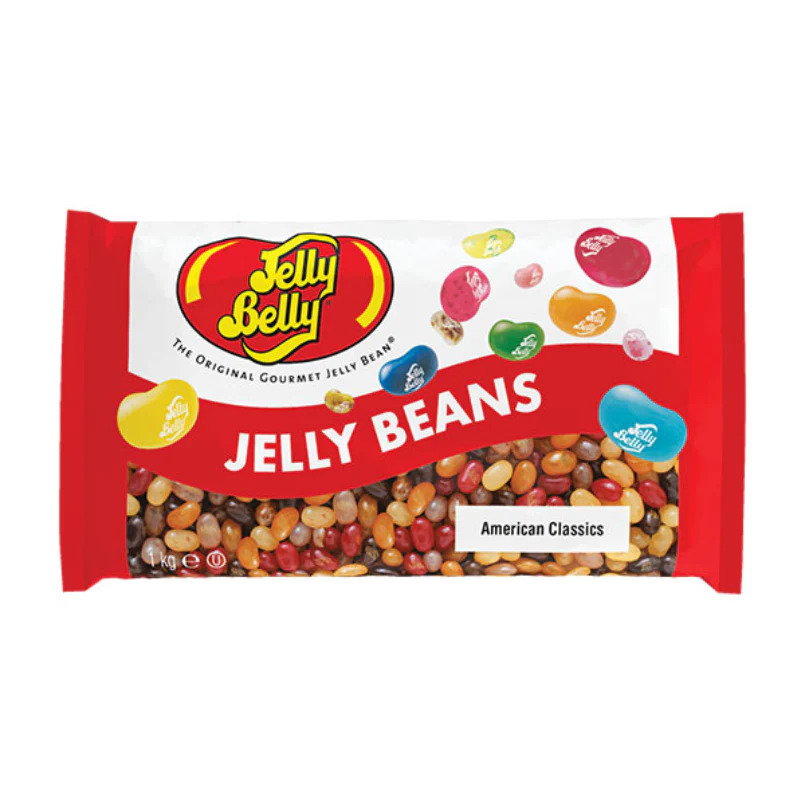Bulk Jelly Belly American Classics Jelly Beans 1kg - 4kg (1kg Bag)