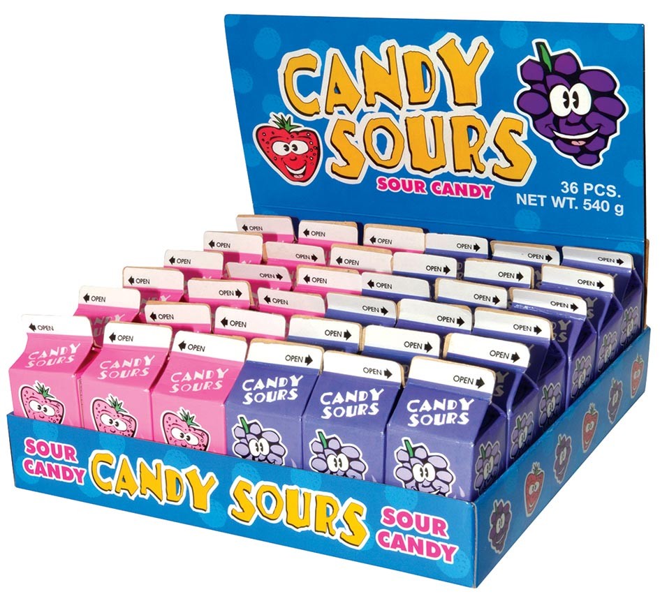 Candy Sours 15g x 36 (1 Box)