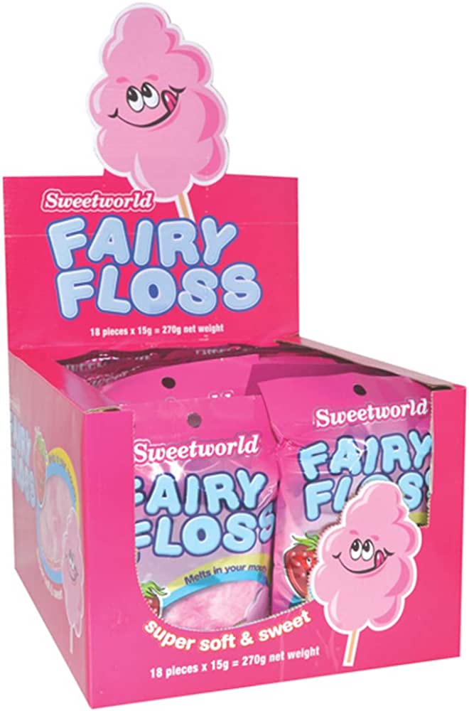 Sweetworld Fairy Floss 15g x 18 (1 Box)