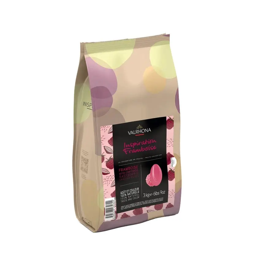 Valrhona Inspirations Raspberry Cocoa Butter Feves 3kg