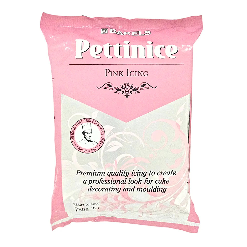 Pink Bakels Pettinice Fondant Icing MB 750g