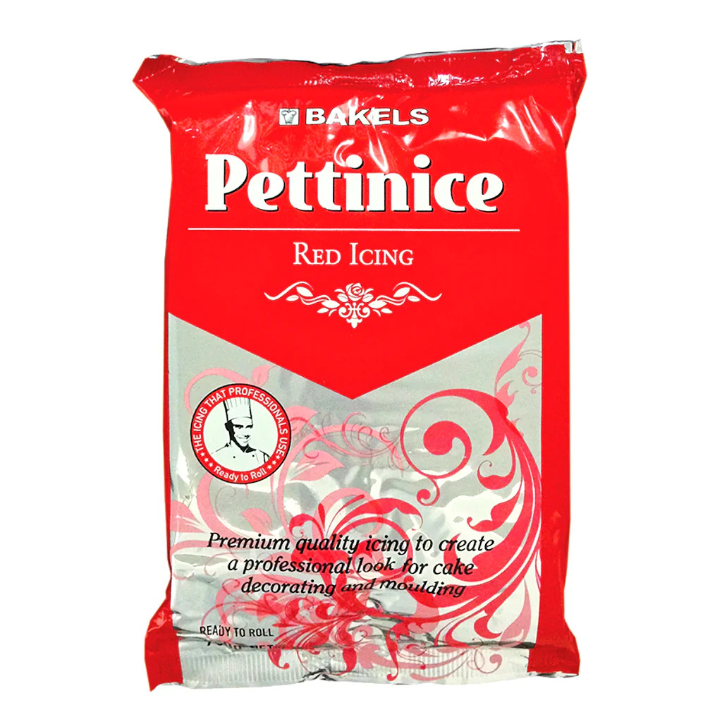 Red Bakels Pettinice Fondant Icing 750g (Best Before: 1/9/23)