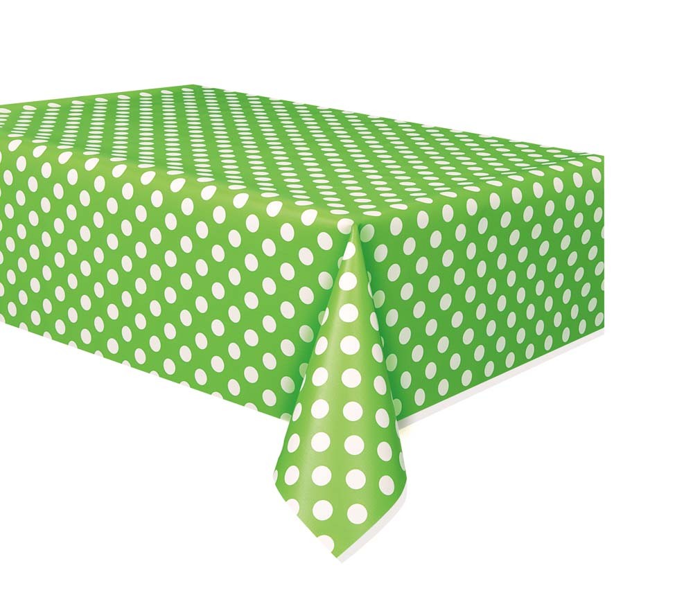 Green Polka Dot Tablecover