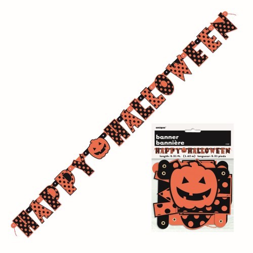 Happy Halloween Jointed Banner