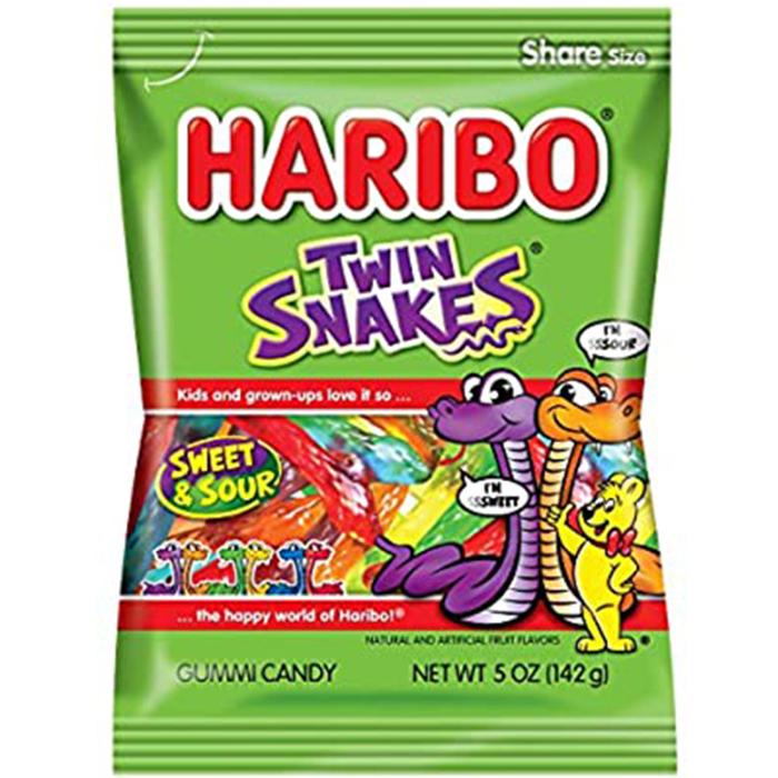 Haribo Twin Snakes 140g