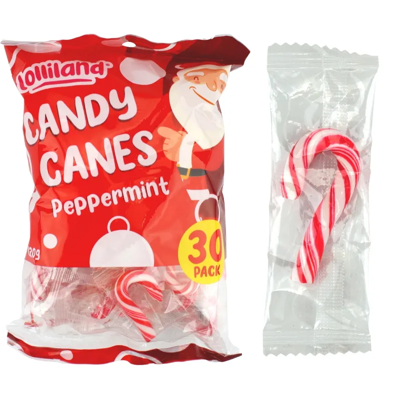 Mini Candy Canes 30pk 120g (1 Bag)