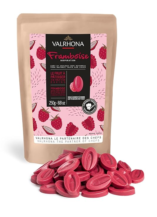 Valrhona Inspirations Raspberry Cocoa Butter Feves 250g