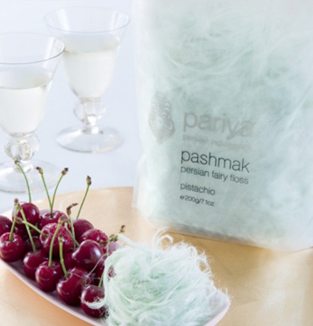 Pistachio Persian Fairy Floss - Pariya Pashmak 200g x 16