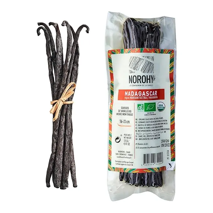 Norohy Organic Madagascar Bourbon Vanilla Beans