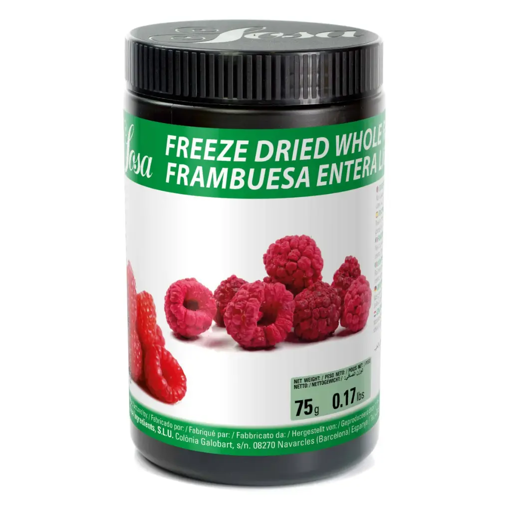 Sosa FREEZE-DRIED WHOLE RASPBERRY 75g
