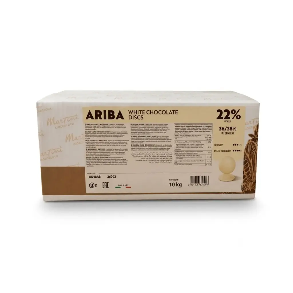 Master Martini 22% Couverture White Chocolate 10kg