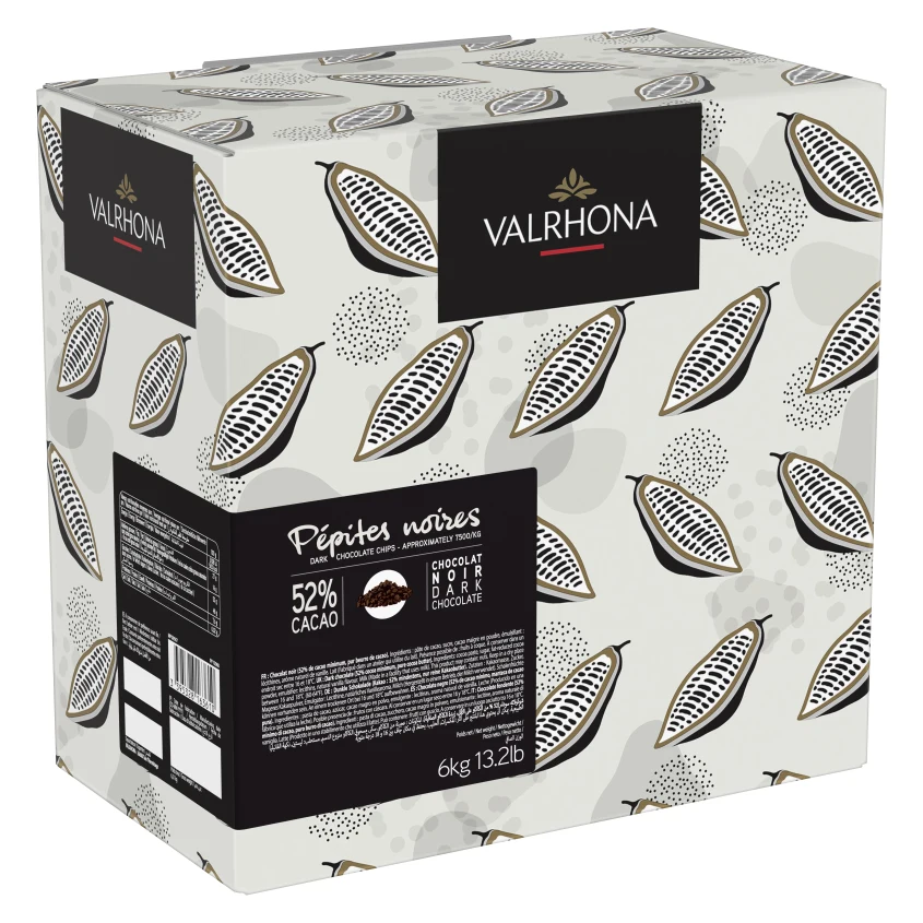 Valrhona 52% Dark Couverture Chocolate Chips 6kg