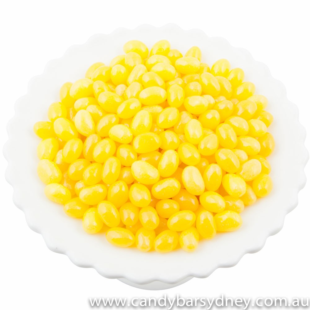 Yellow Mini Jelly Beans 1kg - 12kg (1kg Bag)
