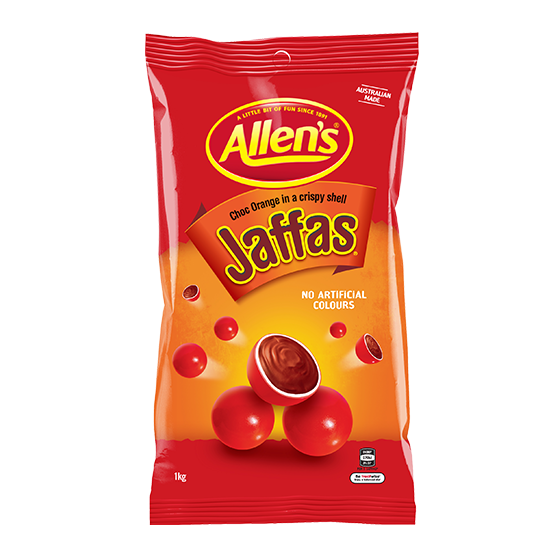 Allen's Jaffas Lollies (1kg Bag)