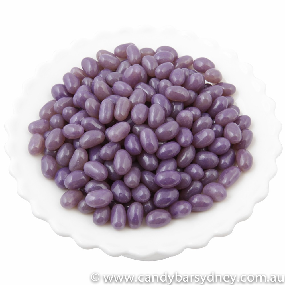 Purple Mini Jelly Beans 1kg - 12kg (1kg Bag)