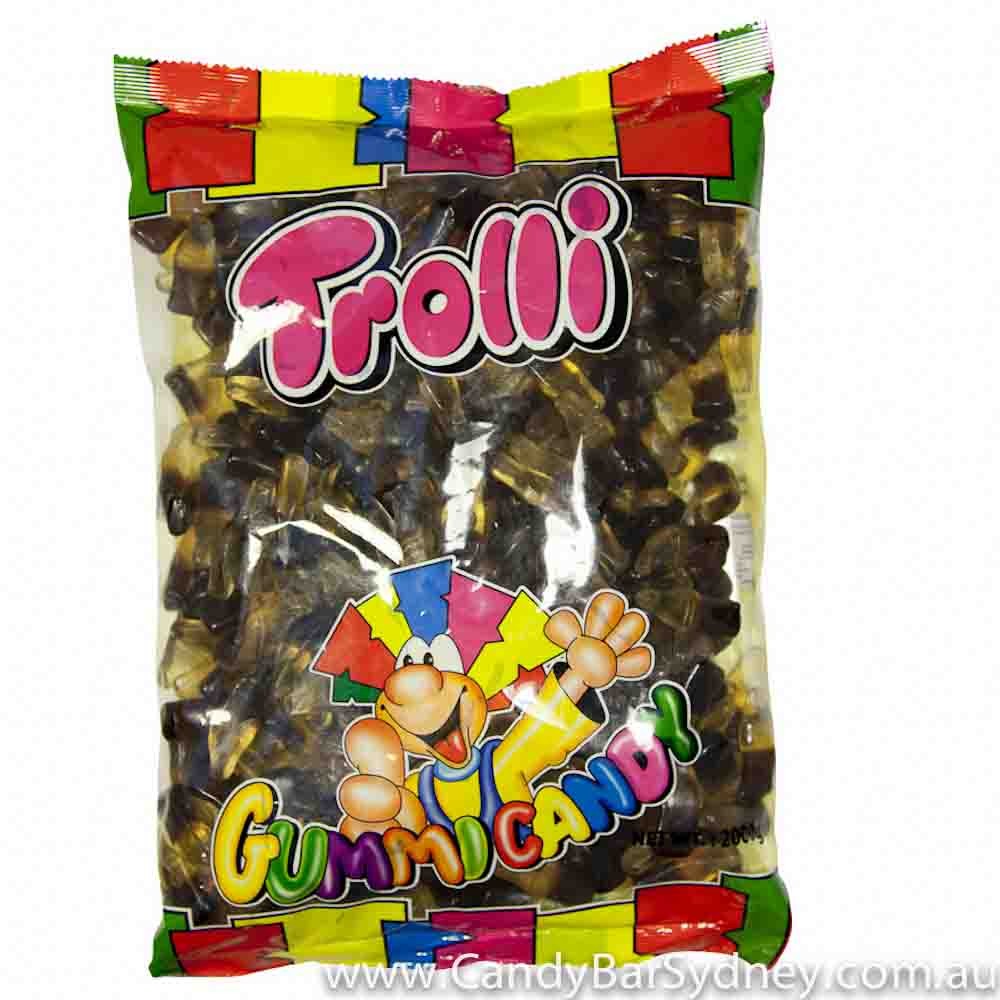Trolli Cola Bottle Lollies 2kg (2kg Bag)