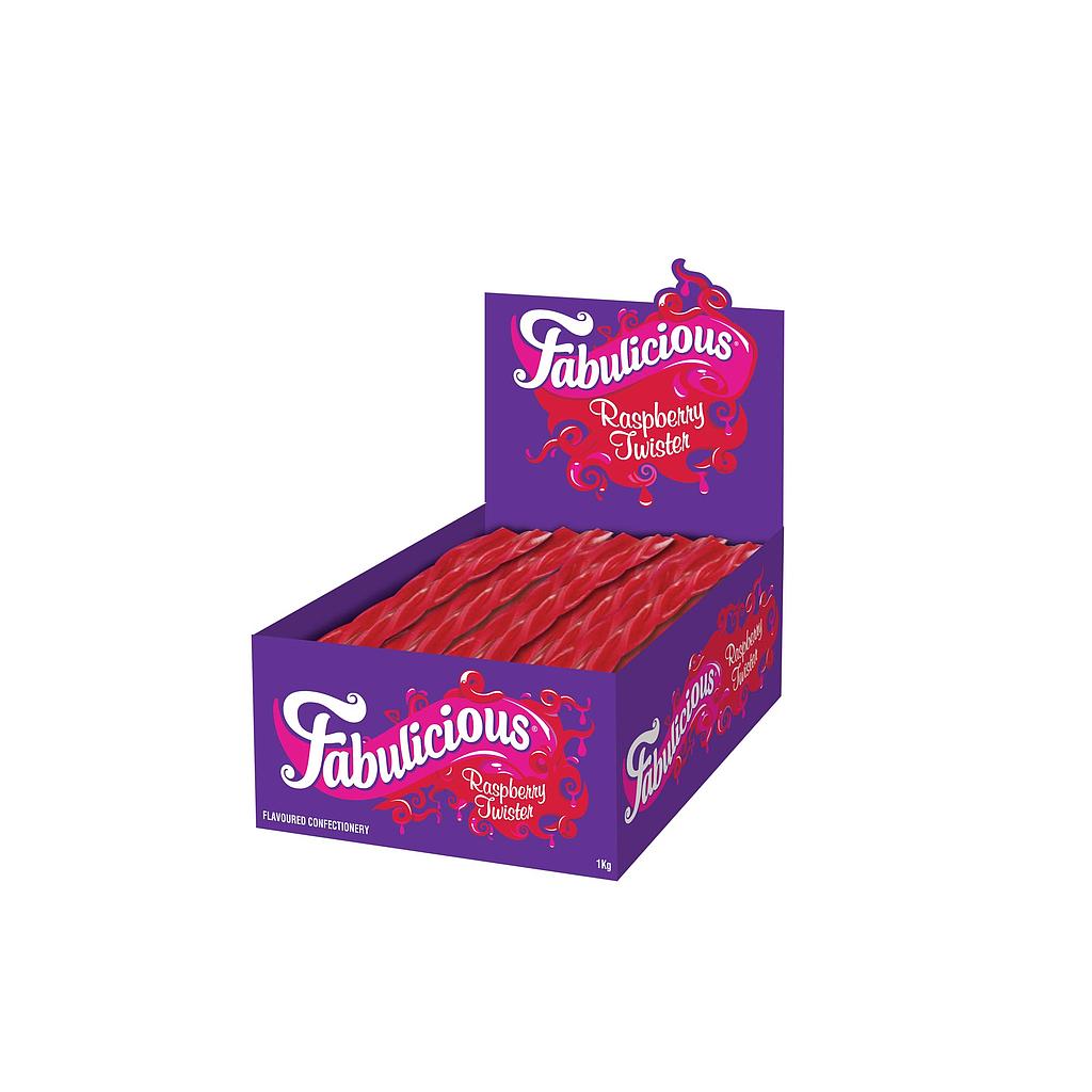 Rj's Fabulicious Raspberry Twister 1kg (1 Box)