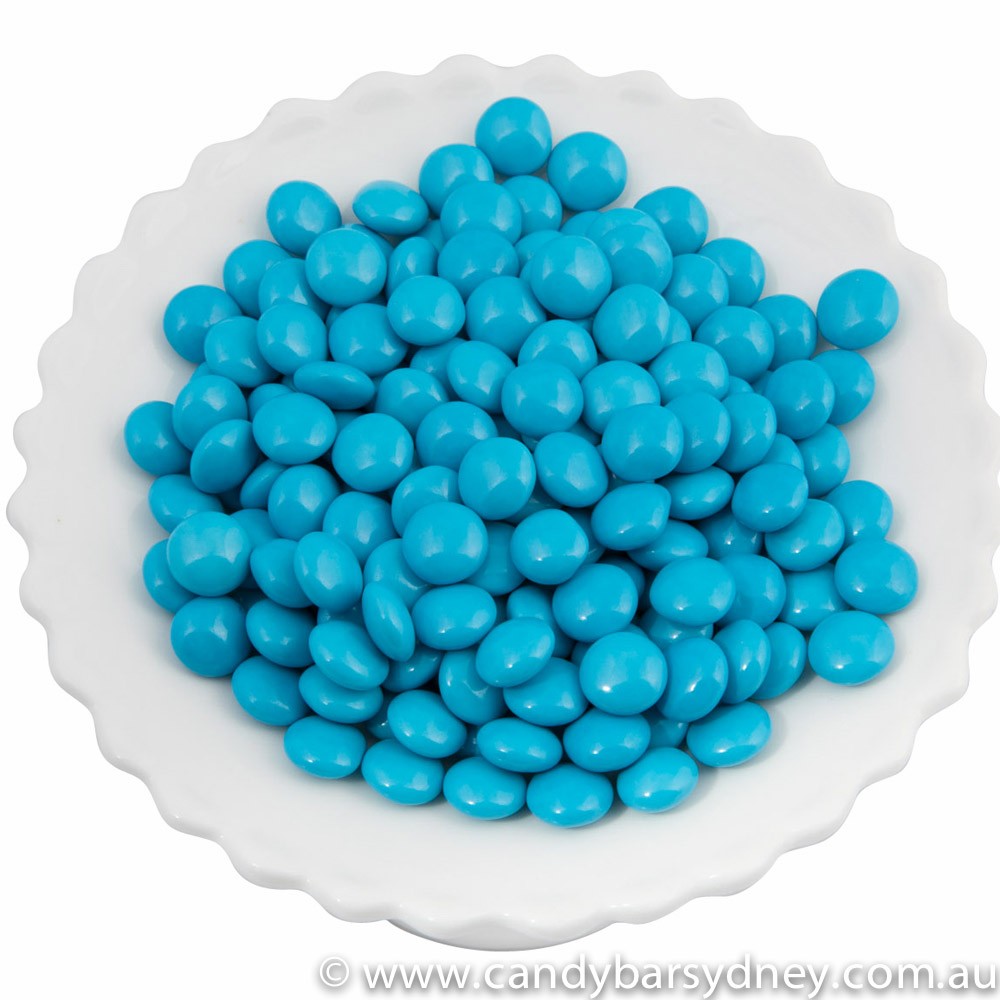 Blue Chocolate Buttons 1kg - 8kg (1kg Bag)