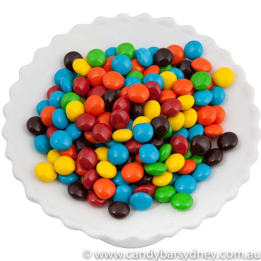 Assorted Chocolate Buttons 1kg - 8kg (1kg Bag)